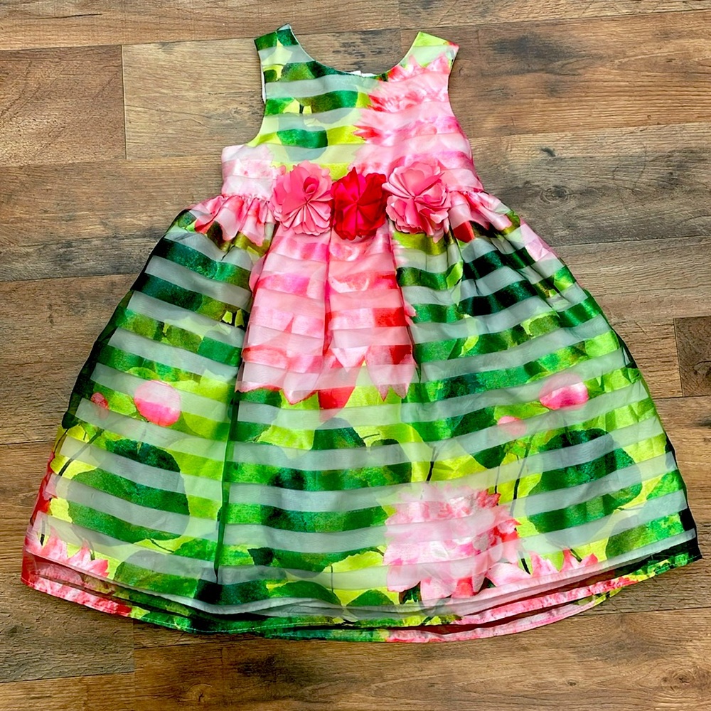 Marmellata floral stripe dress